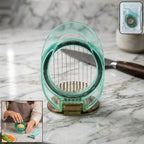 2-Pc multifunction vegetable cutter & egg slicer set for efficient kitchen prep