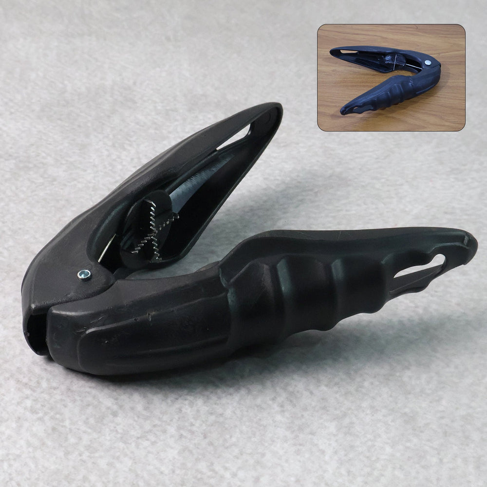 Heavy duty multipurpose nut and seafood cracker tool in hand