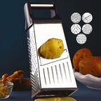 Apex multipurpose 5-in-1 stainless steel slicer with ergonomic handle