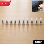 Car tubeless tire repair screw kit in black
