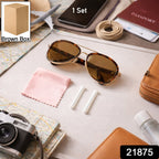 Eyewear cleaning and storage kit featuring lens cloth and protective accessories