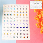 Pack of Smart Switch Icon Sticker Sheets showing colorful appliance icons