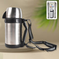 Portable stainless steel vacuum flask bottle for coffee and tea, 1200ml capacity