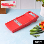 Supermom vegetable cutter showing sharp blade and ABS plastic body