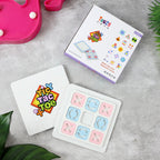 Portable Tic Tac Toe X and O board game for travel