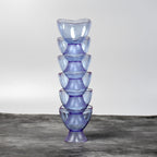 Clear plastic dessert bowls filled with delicious treats for home use.