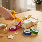Gift pack of holographic tape rolls for decoration and crafts