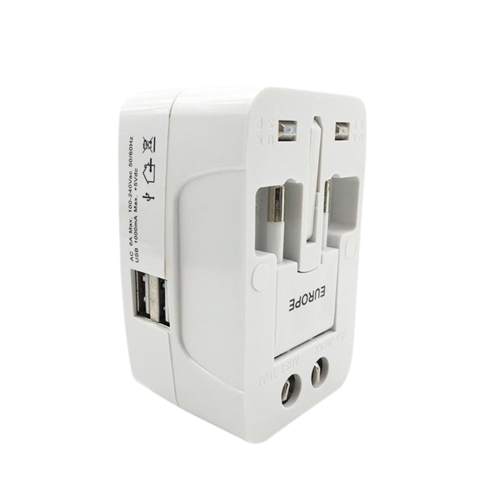 Back view of the Universal Travel Adapter with universal socket.