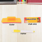 Portable educational drawing board with handle for easy carrying for children