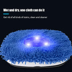 Smart robotic mop sliding smoothly under sofa for home cleaning