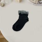 Comfortable women's ankle socks in a neutral shade.
