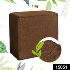 Compressed Organic Cocopeat Block from Styleva, ideal for potting mix.