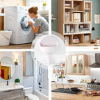 MightyHook self-adhesive strong hook holding kitchen utensils securely.