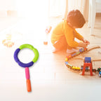 Bright magnetic sticks and connectors in kids' STEM building toy