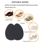 Sleek anti-slip shoe grip stickers applied on high heels