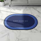 Detailed shot showing textured velvet surface of absorbent bath mat