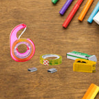 Reliable metal staples and adhesive tape combo for office and school tasks