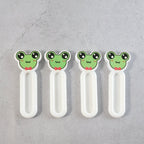 Self stick push pull helper installed on sliding window as easy grip handle