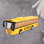 Urban style yellow mini bus toy suitable for collectors and kids