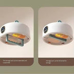 Compact portable clothes dryer showing airflow vents