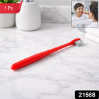 Children’s toothbrush featuring soft bristles and gentle cleaning action