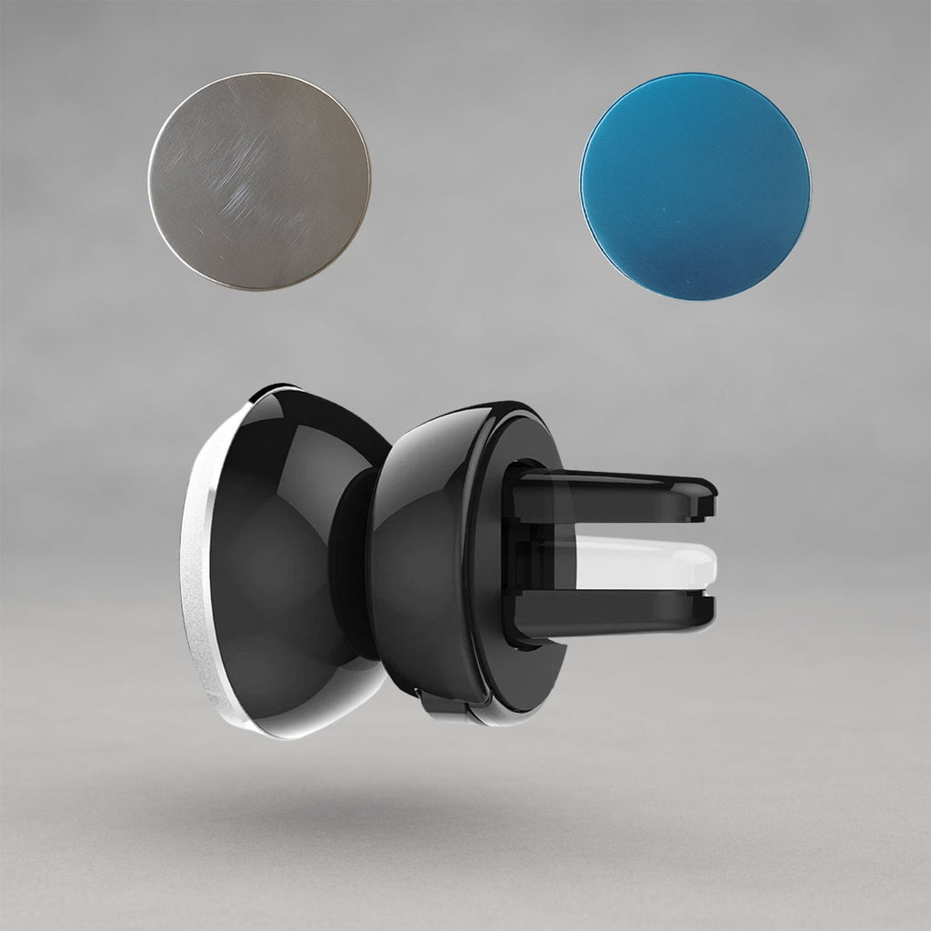 360 degree rotating magnetic car mobile holder showing phone in landscape mode
