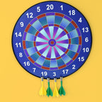 Wall-mountable magnetic dartboard for kids and adults