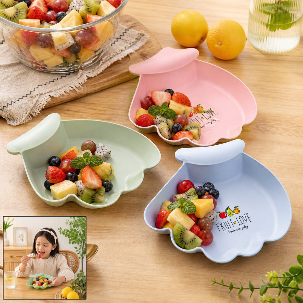 Cute plastic serving dish for kids dining