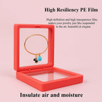 Compact transparent display box ideal for retail exhibitions and personal jewellery collection presentation