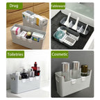 Plastic storage basket partition designed for efficient fridge organisation
