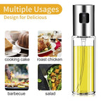 Fine mist spray from the cooking oil dispenser.