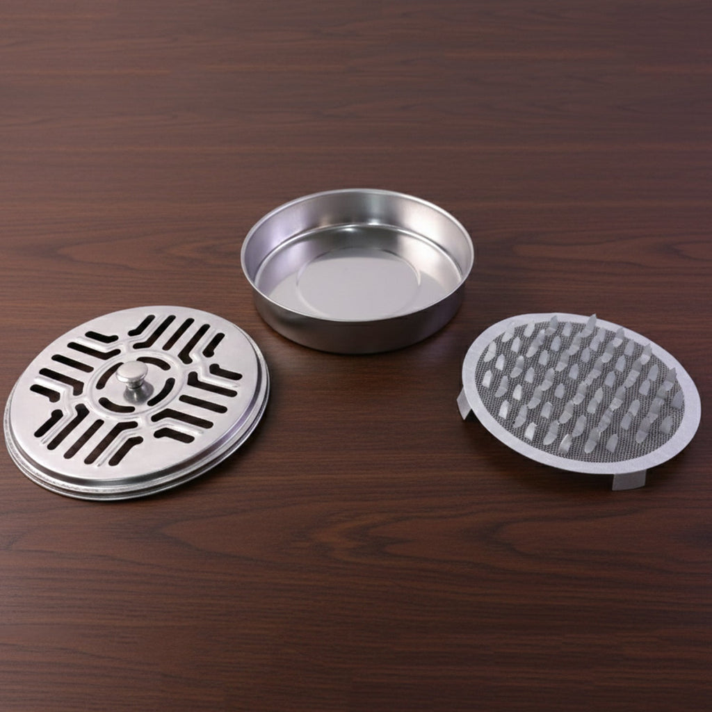 Durable stainless steel coil stand ensuring safe mosquito coil burning