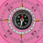 Compass and clock combo providing accurate direction and time tracking