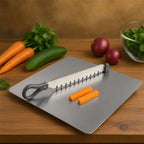 Vegetable and fruit slicer tool made of stainless steel for easy chopping