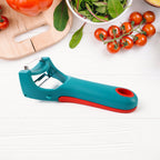 4-in-1 multi-functional vegetable and fruit peeler with stainless steel blades