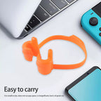 Close-up of OK gesture hand style mobile phone stand