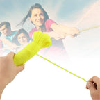 Coiled 3-meter durable laundry drying rope, ready for hanging clothes at home or travel.