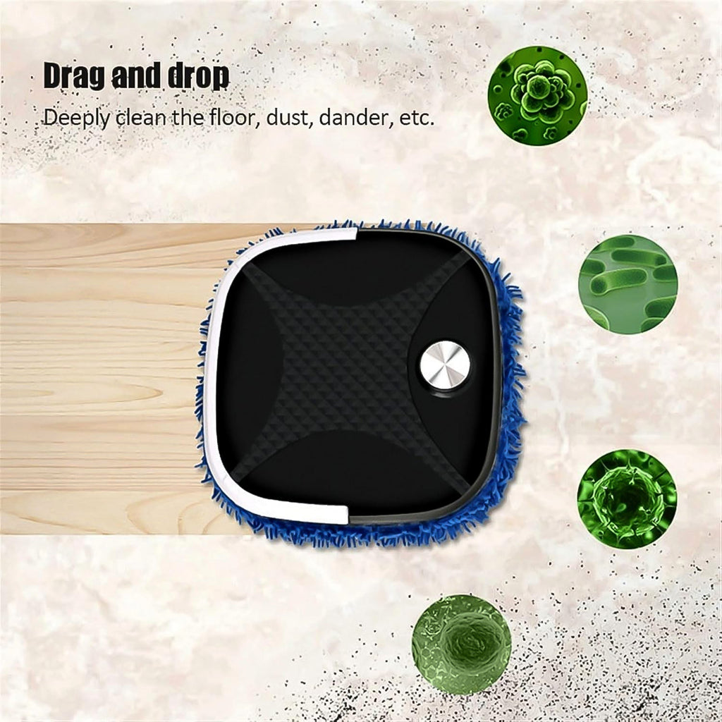 smart floor cleaning robot showing its compact design