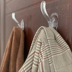Plastic wall hook suitable for bathroom and kitchen use