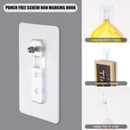 Plastic wall hook suitable for bathroom use