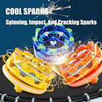 Children's spinning top toy with high-speed action