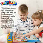 Children’s interactive learning book with sound and phonics features