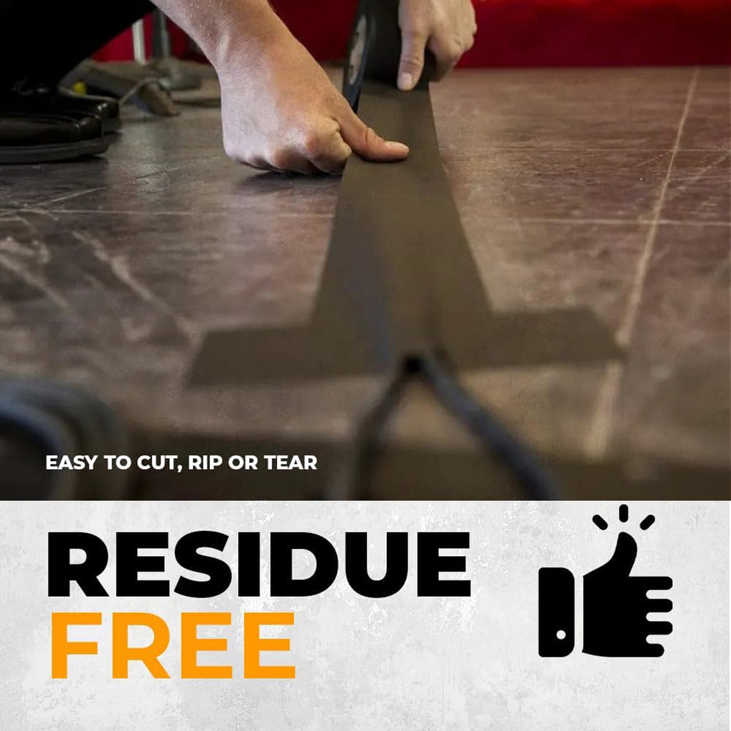 Strong adhesive repair tape fixing a broken tool handle