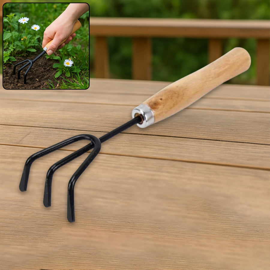 Hand Cultivator – Durable Steel Gardening Tool | XcelCraft
