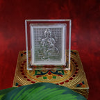 packaged silver-plated Lord Ganesha photo frame gift box