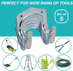 A single heavy duty tool hanger hook with included mounting screws for easy installation.