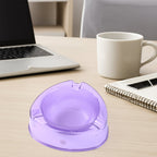 Purple heat-resistant plastic ashtray easy to clean and maintain