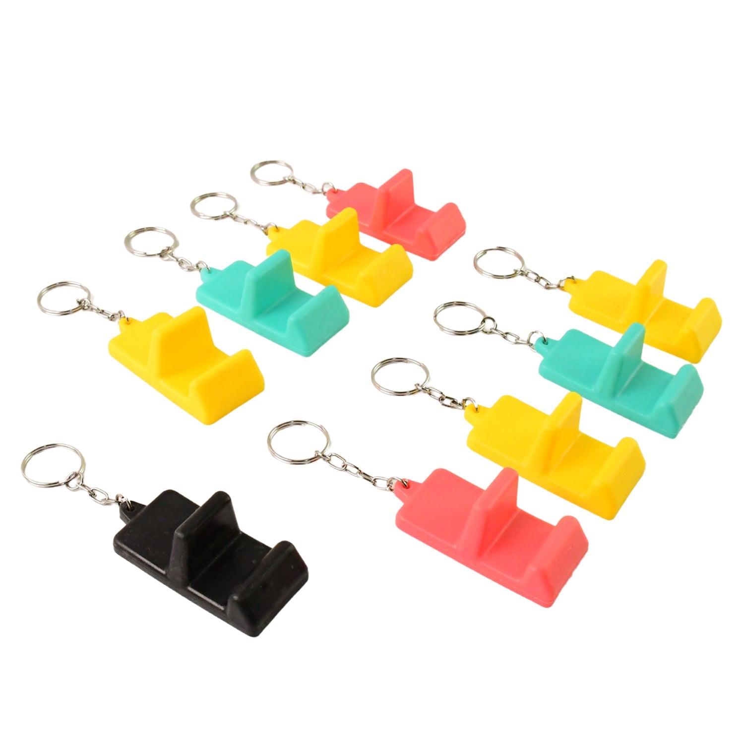 Snap dock pocket holder keychain supporting smartphone