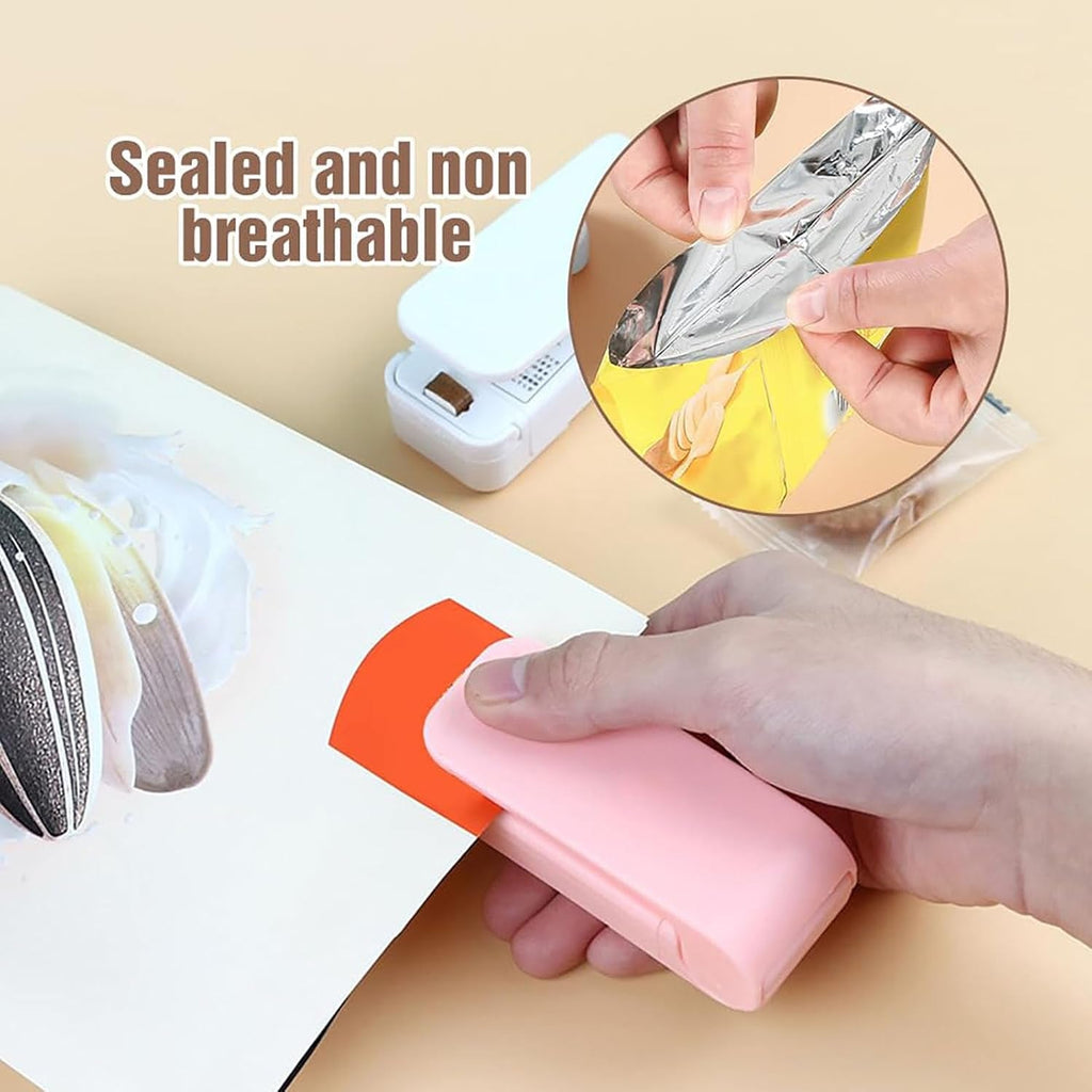 portable mini heat sealer machine detail view