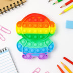 Premium silicone pop it fidget toy showing bubble design and texture